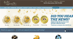 Desktop Screenshot of highlandoaksspa.com